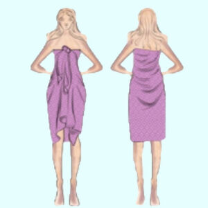 Loom Weave Organic Cotton Wrap Sarong 2 Side Travel Blanket Pineapple